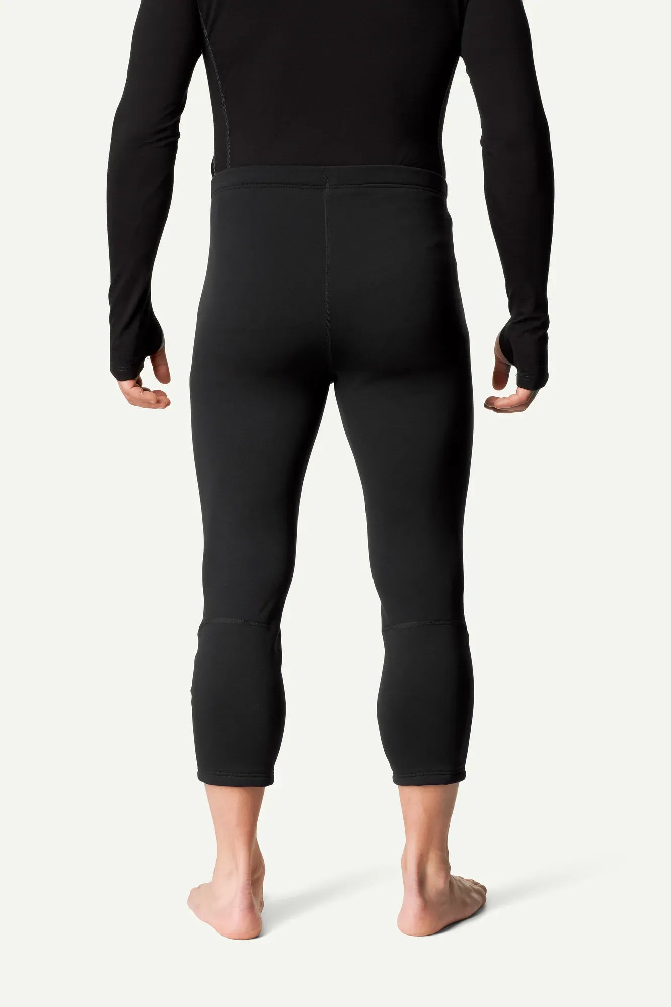 Men's Drop Knee Power Tights | Three quarter fleece tights
