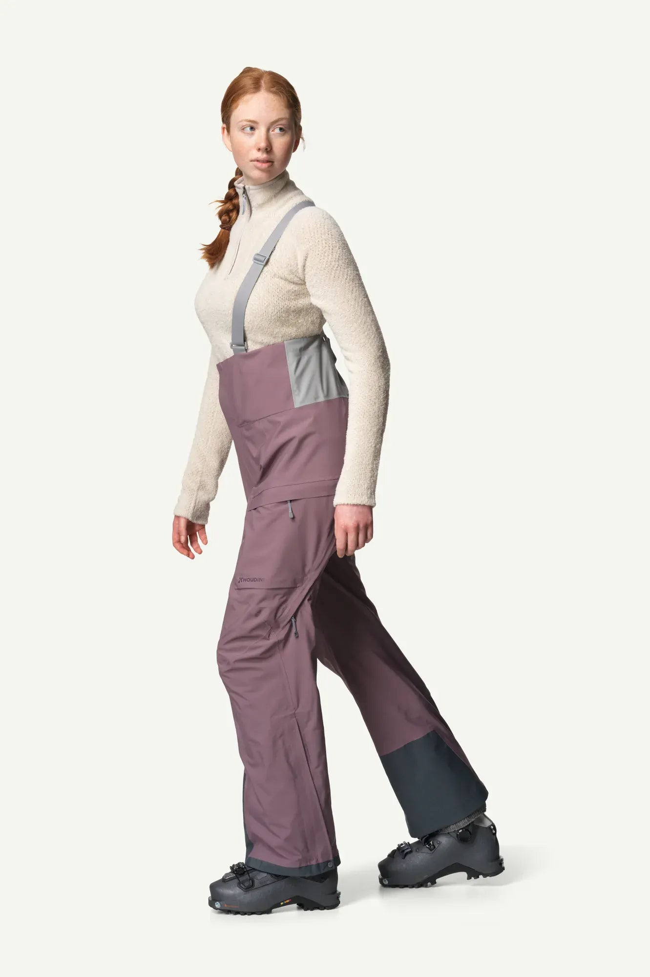 Rollercoaster Bib Pants dam Dusk Purple | Skalbyxor för skidåkning